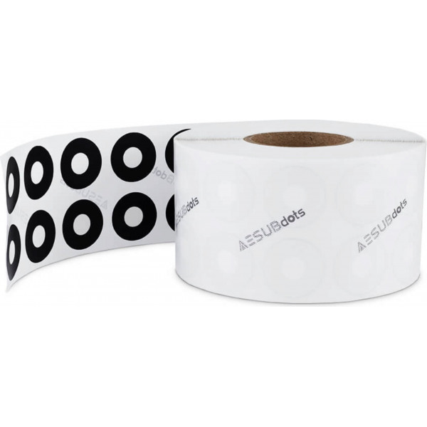 AESUBdots Easy Removable - Puntos de referencia adhesivos Retro Reflectantes 6MM