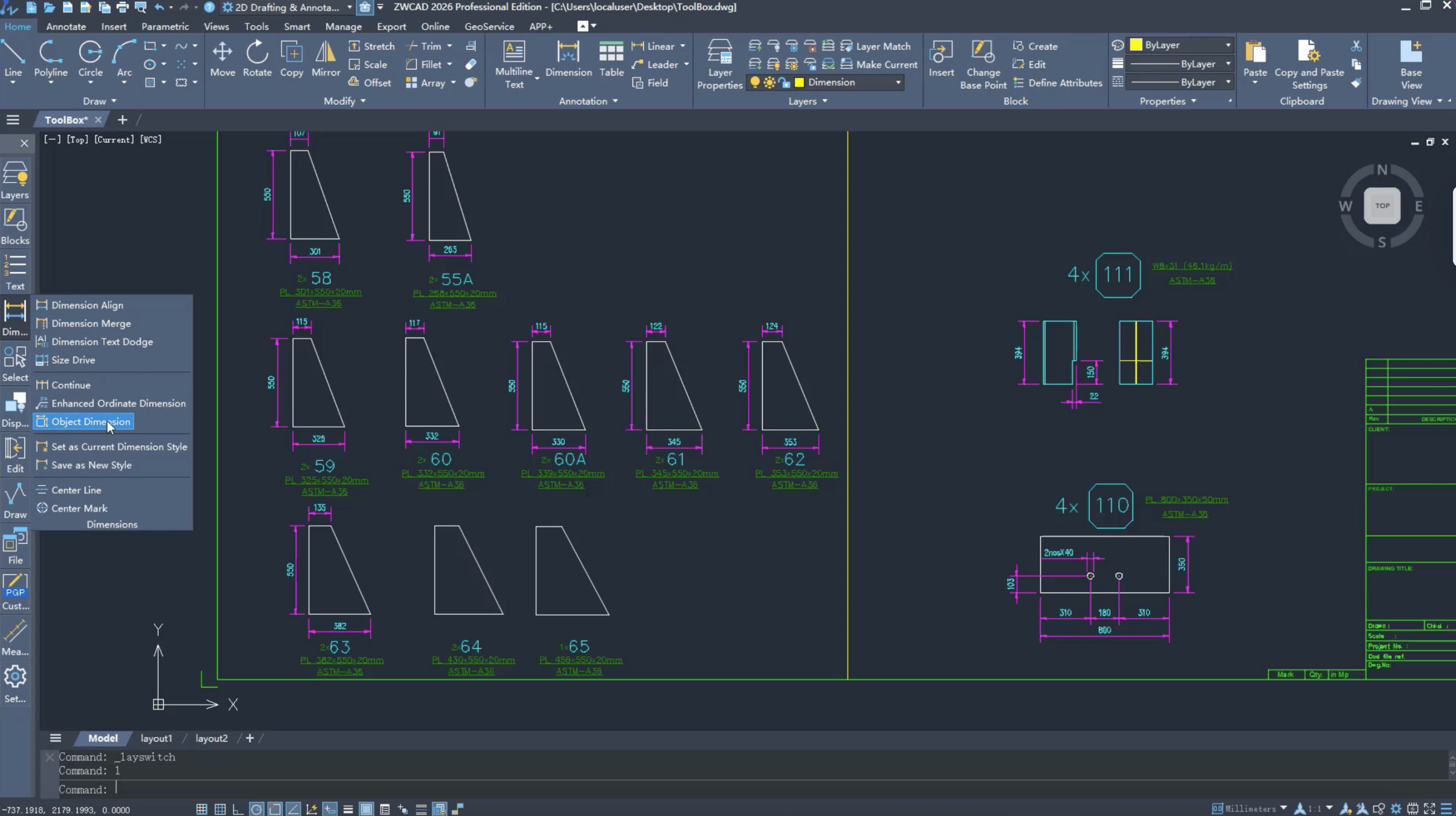 ZWCAD Toolbox y herramientas de productividad