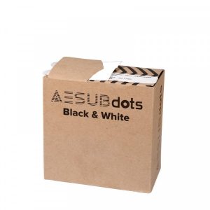 AESUBdots - Puntos de referencia adhesivos B/N 6MM