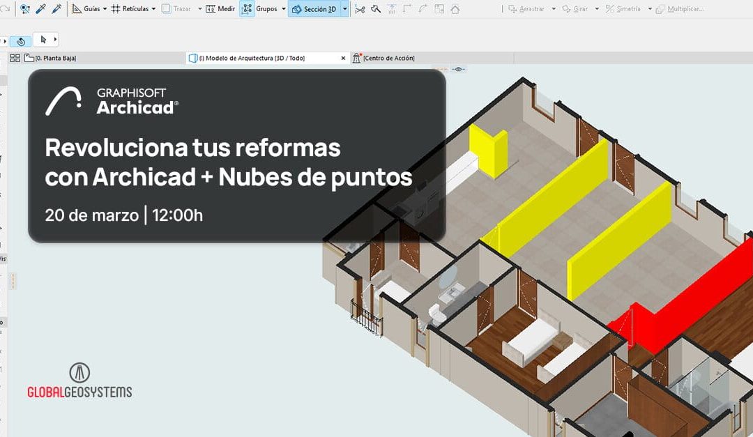 Revoluciona tus reformas con Archicad + Nubes de puntos
