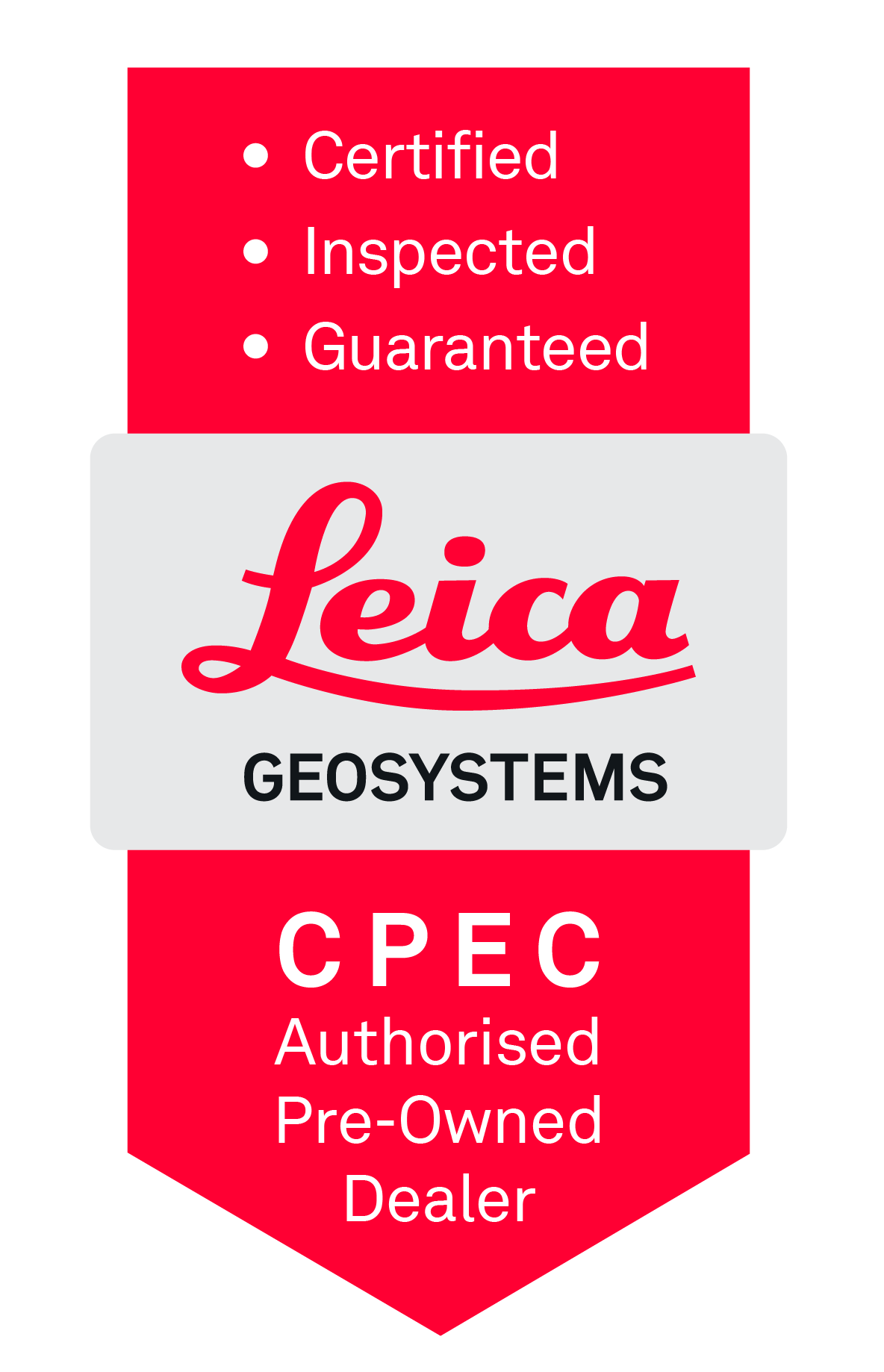 Leica Geosystems CPEC Authorised Pre-Owned Dealer